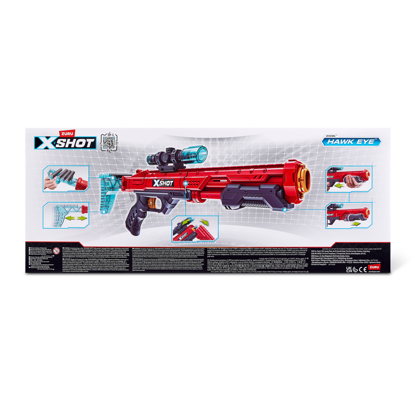 XSHOT Excel Hawk Eye med 16 pilar