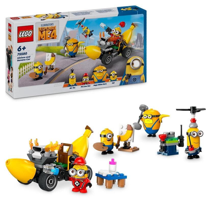 LEGO Despicable Me 75580, Minioner och bananbil