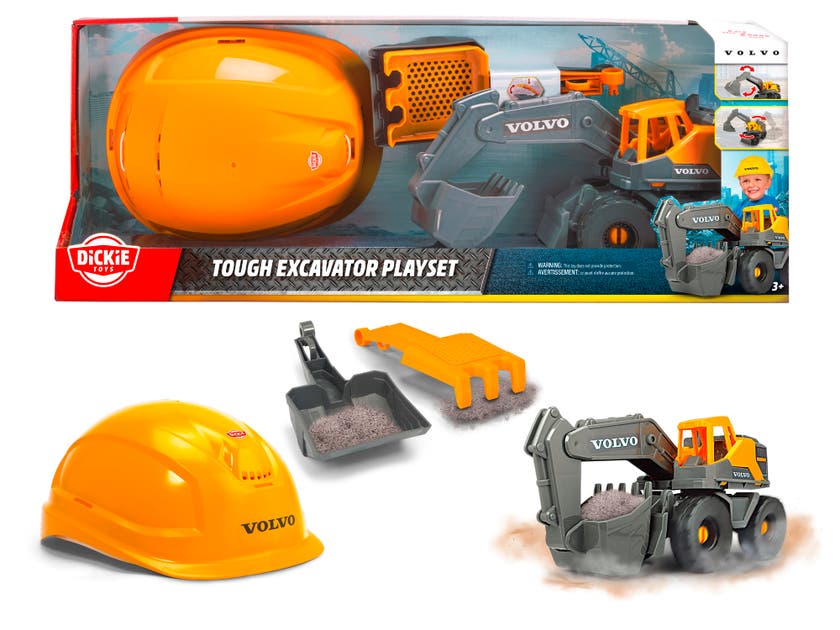Dickie Toys Volvo Tough Grävmaskin Playset