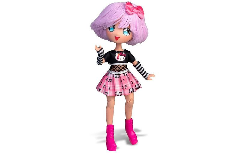Hello Kitty Manga Doll Teddy Rock