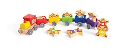 WEBBFYND Hape, Monkey Number Train