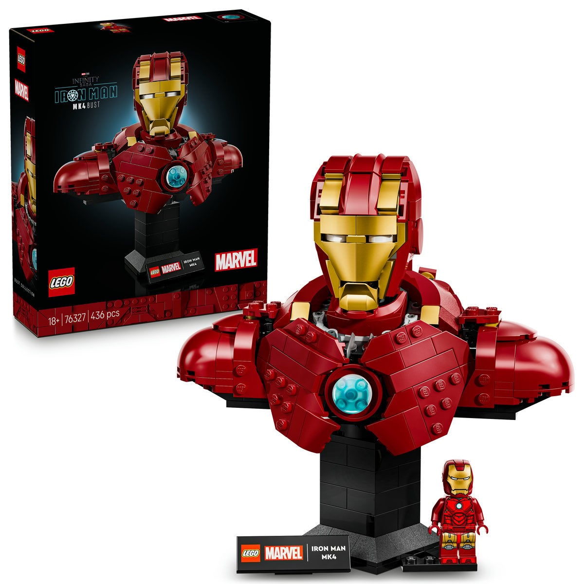 LEGO Super Heroes 76327, Iron Man MK4 – byst