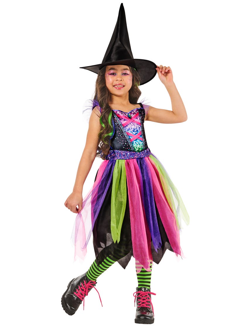 Halloween - Halloween Bright-Night Witch 5-6 år