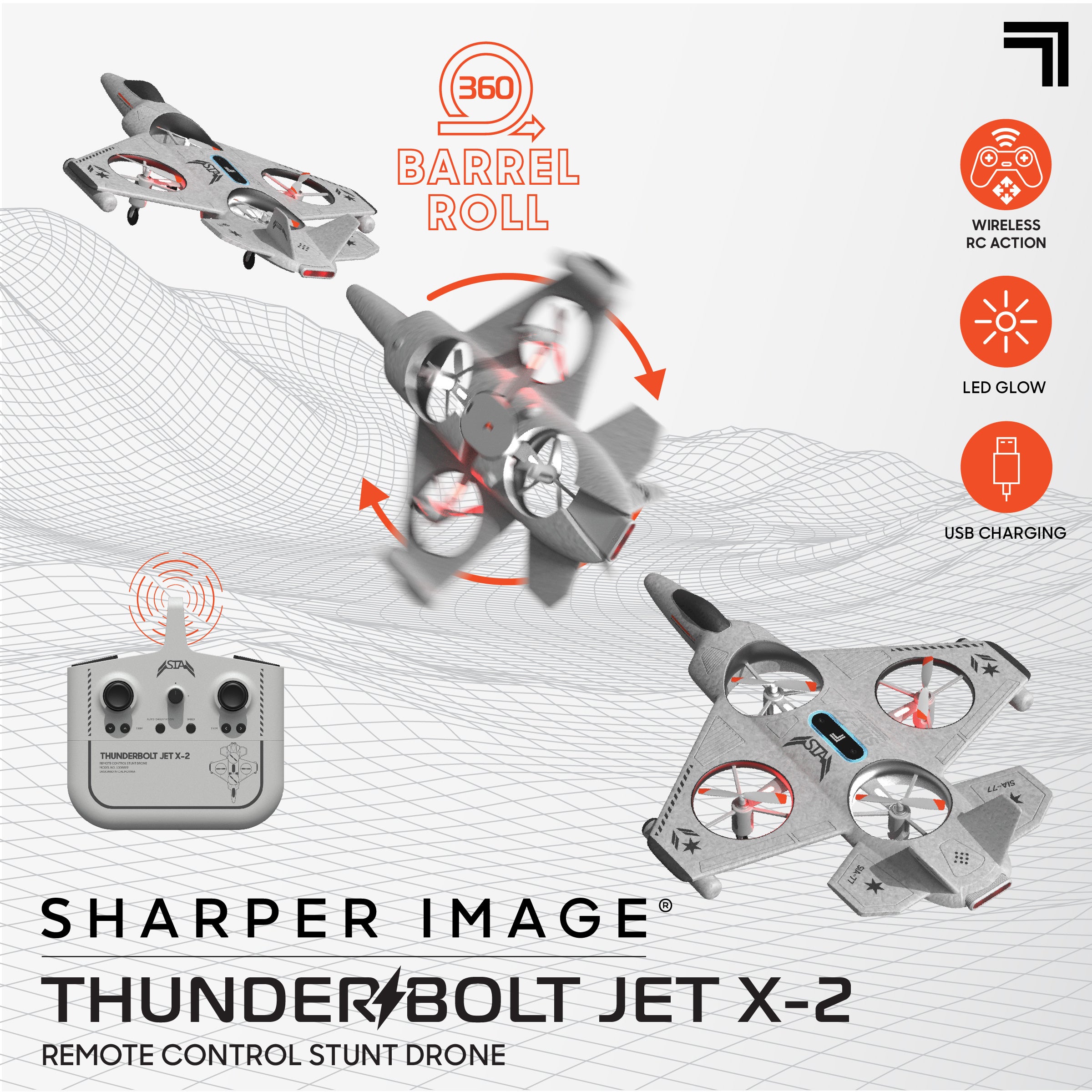 Thunderbolt Jet X-2 Stuntdrönare