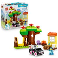 LEGO® DUPLO® Bluey Pizzatjejer med Muffin och Bluey 10469