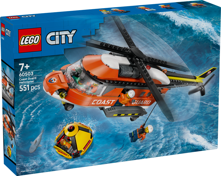 LEGO® City Kustbevakningens helikopter, Bygg- och lekset 60503