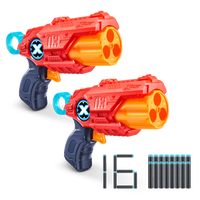 XSHOT Excel Combo Pack, 2 REFLEX 6 (3 Cans,16 Darts)