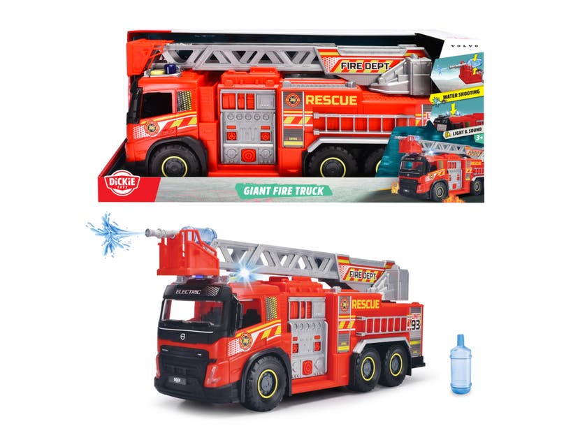 Dickie Toys Volvo FMX brandbil, 57 cm