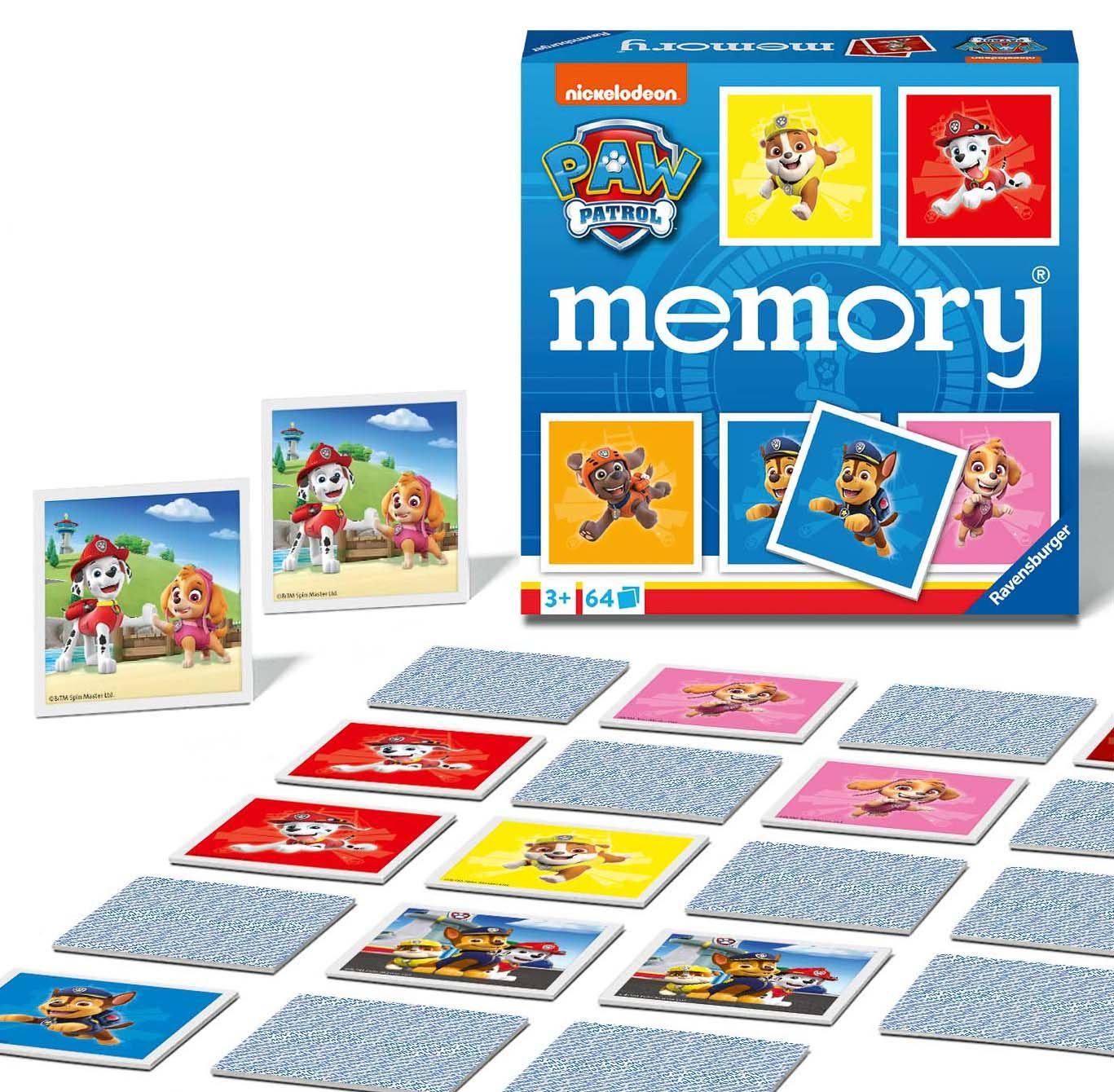 Ravensburger, Paw Patrol memory® 2022 D/F/I/NL/EN/E