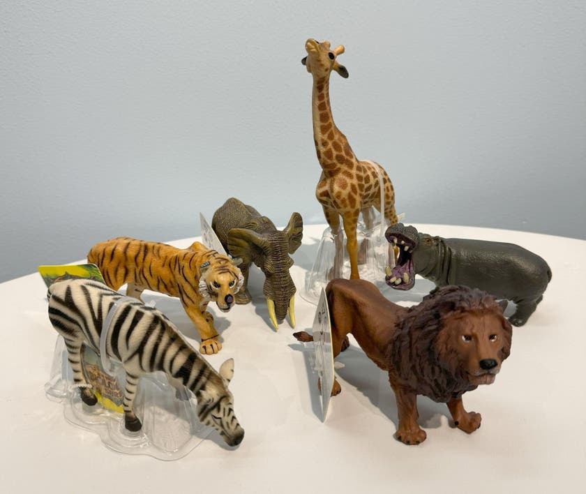 Animal Life, Singeldjur i display Vilda djur