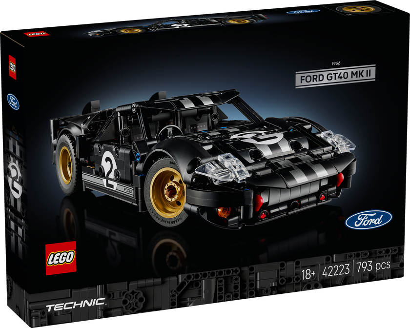 LEGO® Technic 1966 Ford GT40 MKII racerbil för vuxna 42223