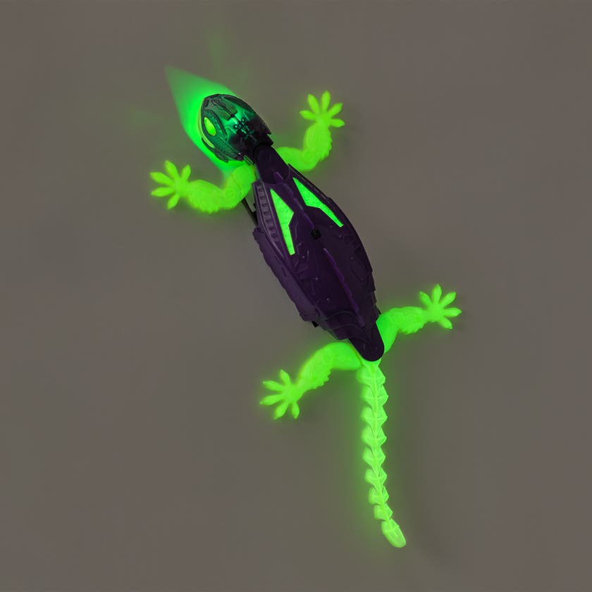 Hex Bots Wall Crawler Gecko Glow in The Dark