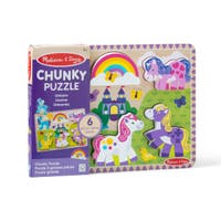 Wooden Chunky Puzzle Unicorn