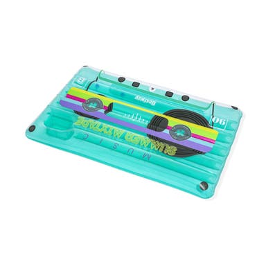 WEBBFYND Bestway Retro Beats Uppblåsbar Badmadrass (Kassettband) – 174 x 117 cm
