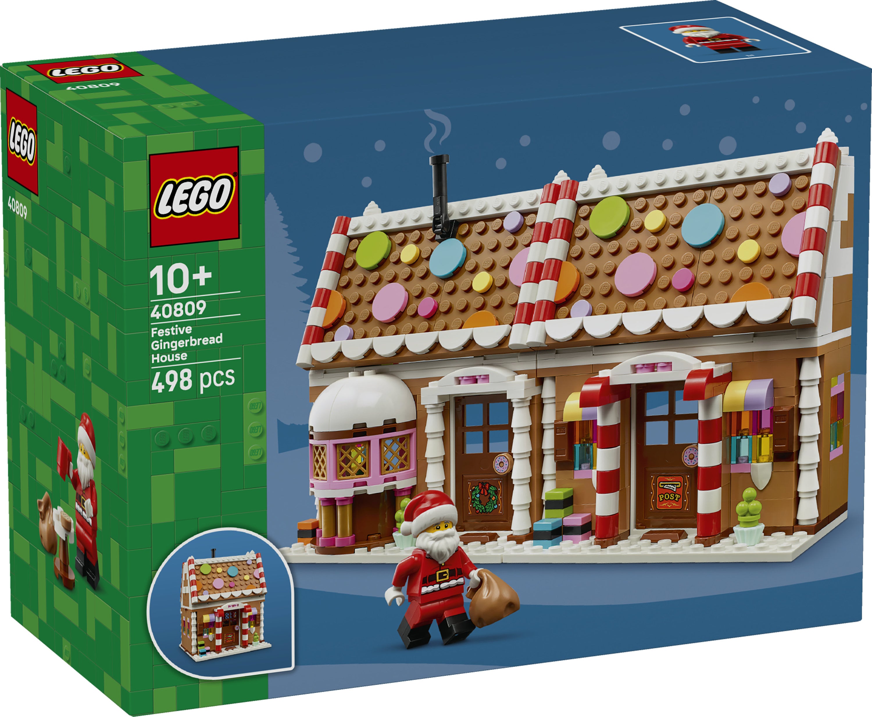 LEGO® Iconic Juligt pepparkakshus 40809