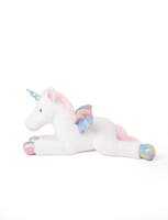 Teddykompaniet - Liggande Enhörning, Regnbågsfärgad
