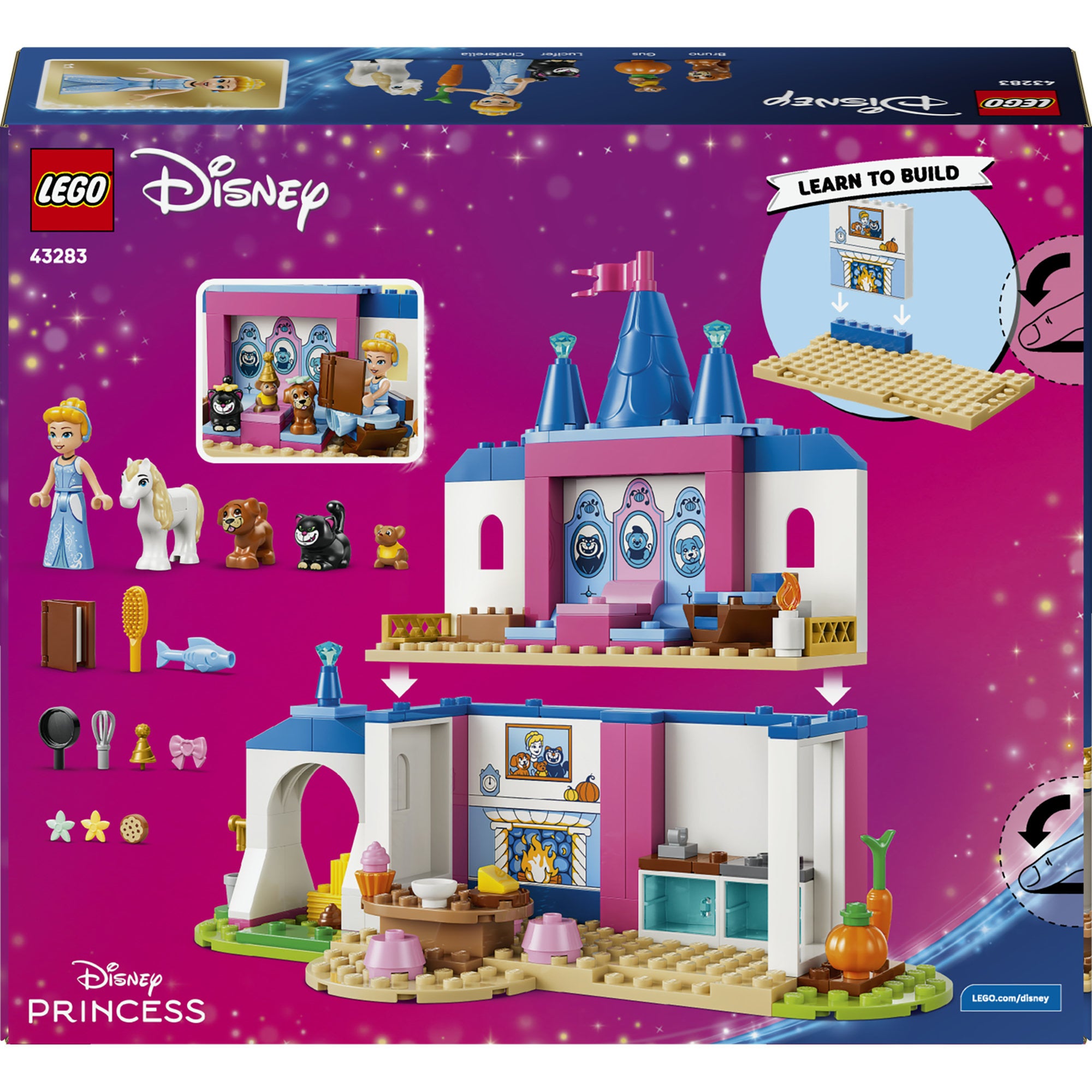 LEGO® │ Disney Princess Askungens slott och djurvänner 43283