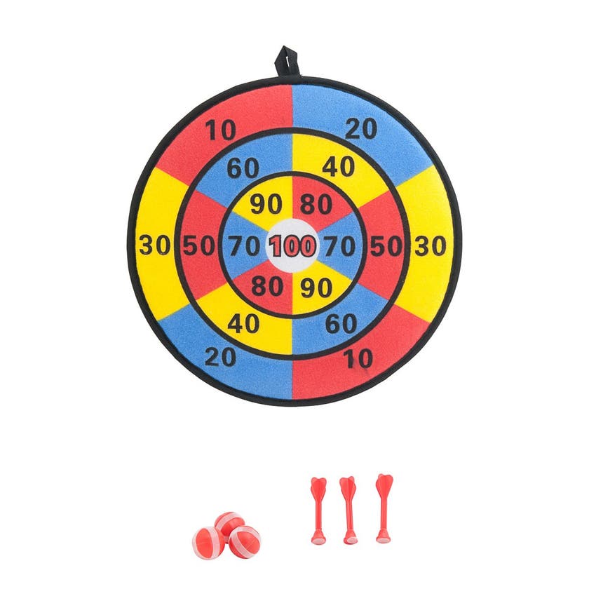 Darttavla med kardborre 3 bollar och 3 pilar – Kids Sports