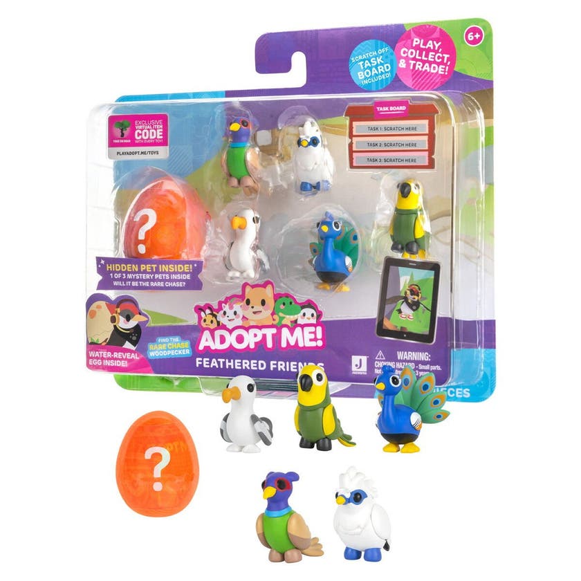 Adopt Me, 6 Figure Pack, Feathered Friends