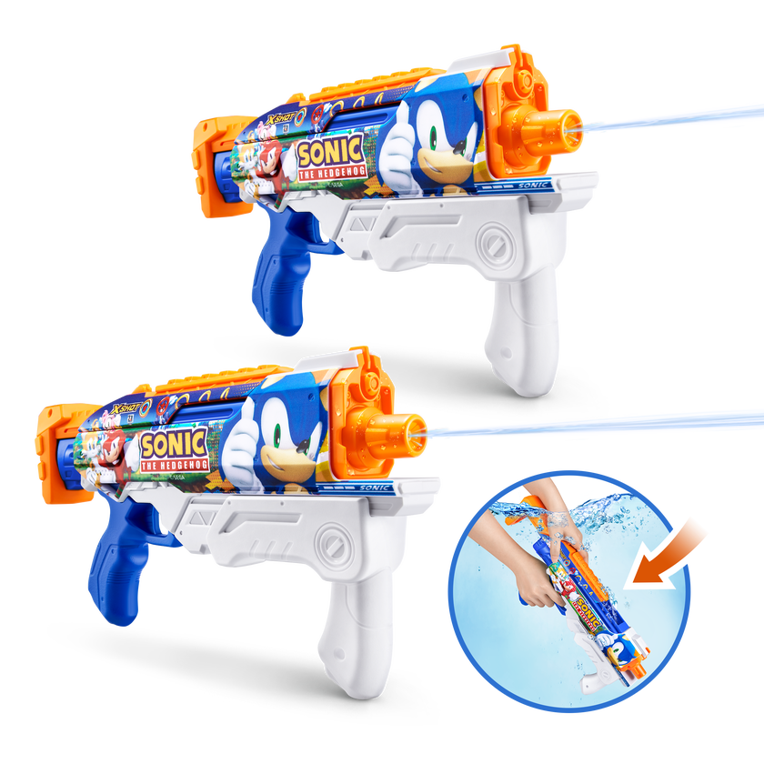 XSHOT Water FAST FILL SKINS Sonic 2-pack