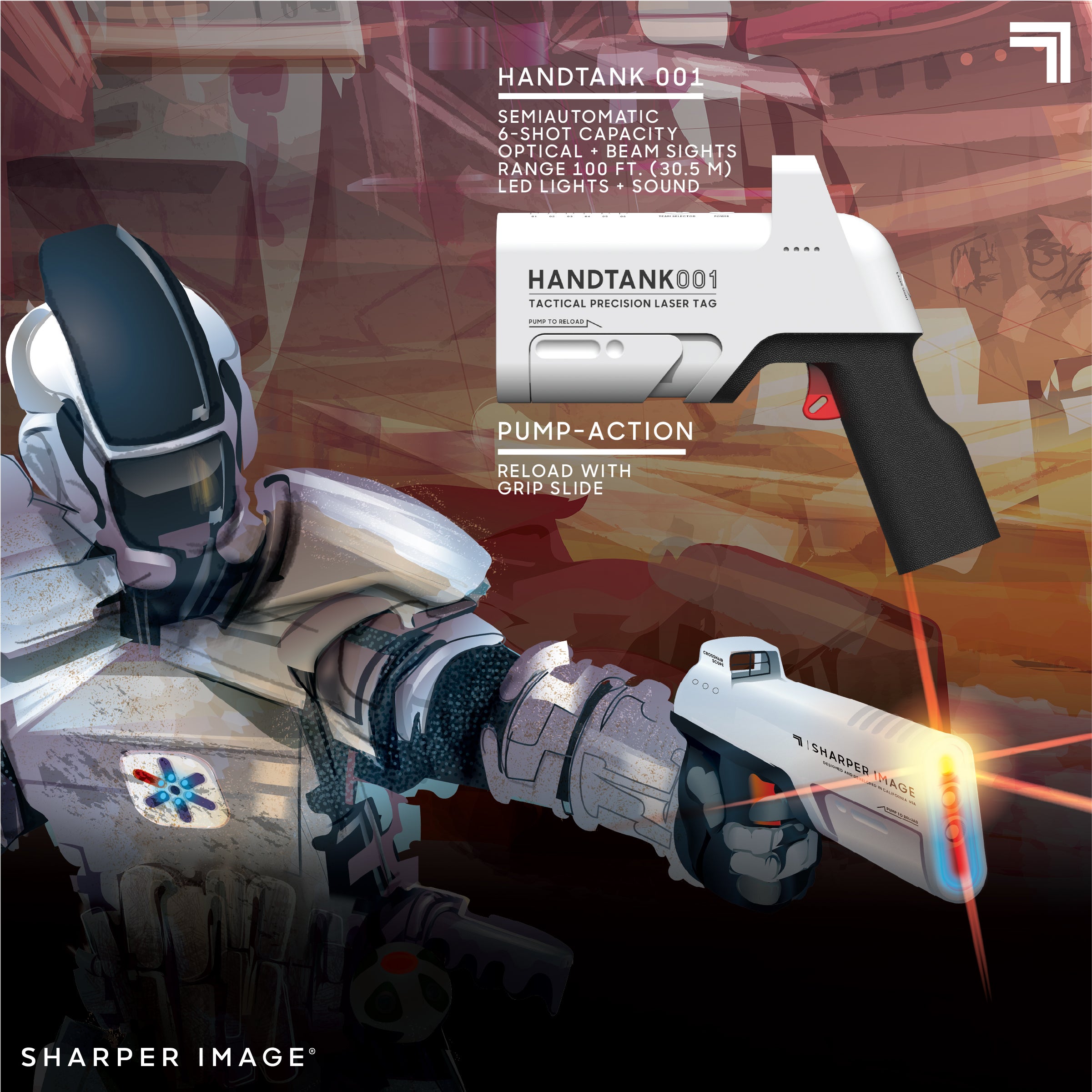Sharper Image Laser Handtank Battle Pack