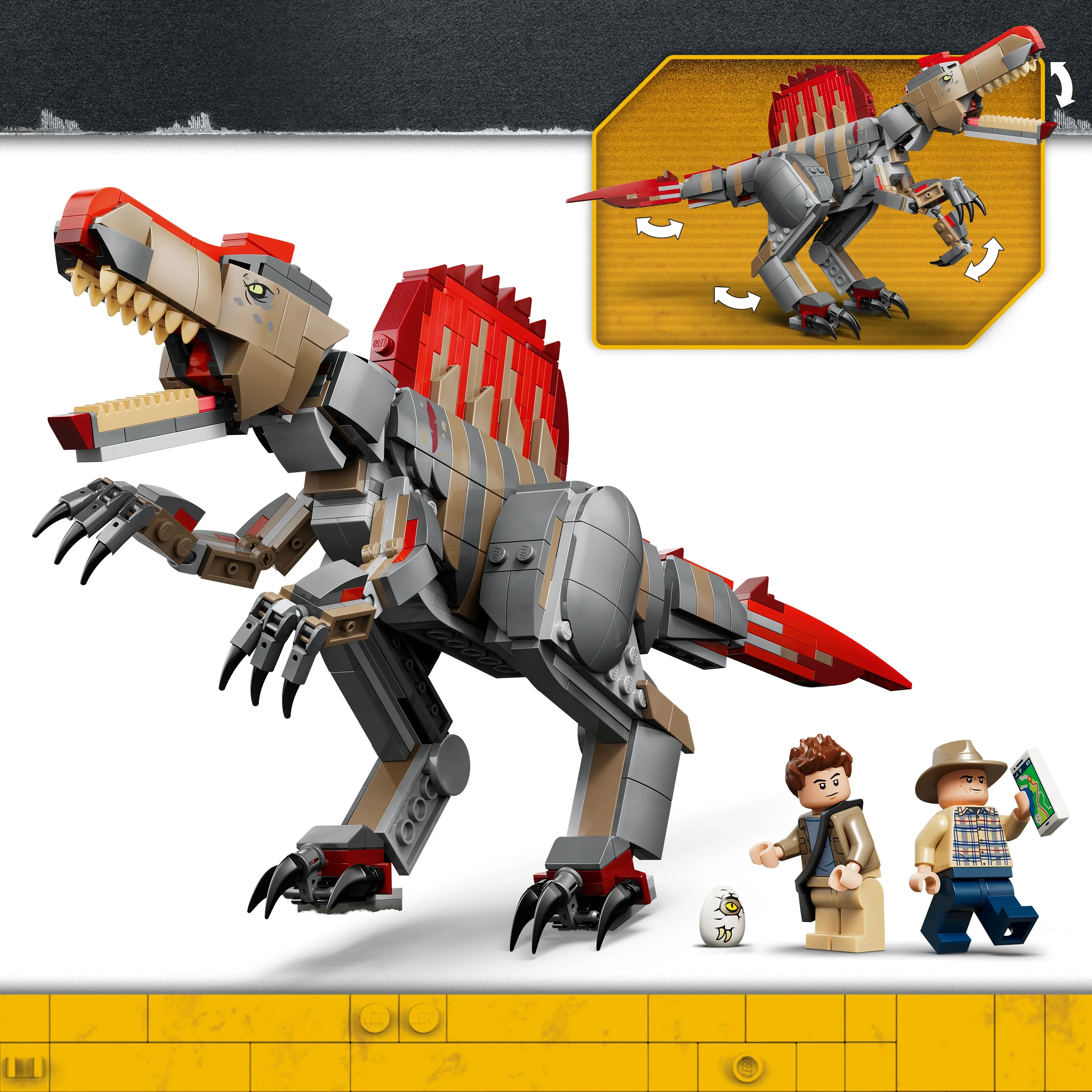 LEGO® Dinosaurieflykt med spinosaurus 77982