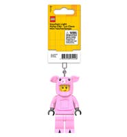 LEGO® Minifigures™ Nyckelring Ljus Griskille