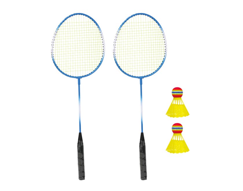Skills, Badmintonracket 2-Pack med 2 Bollar Plasstfp med Häng