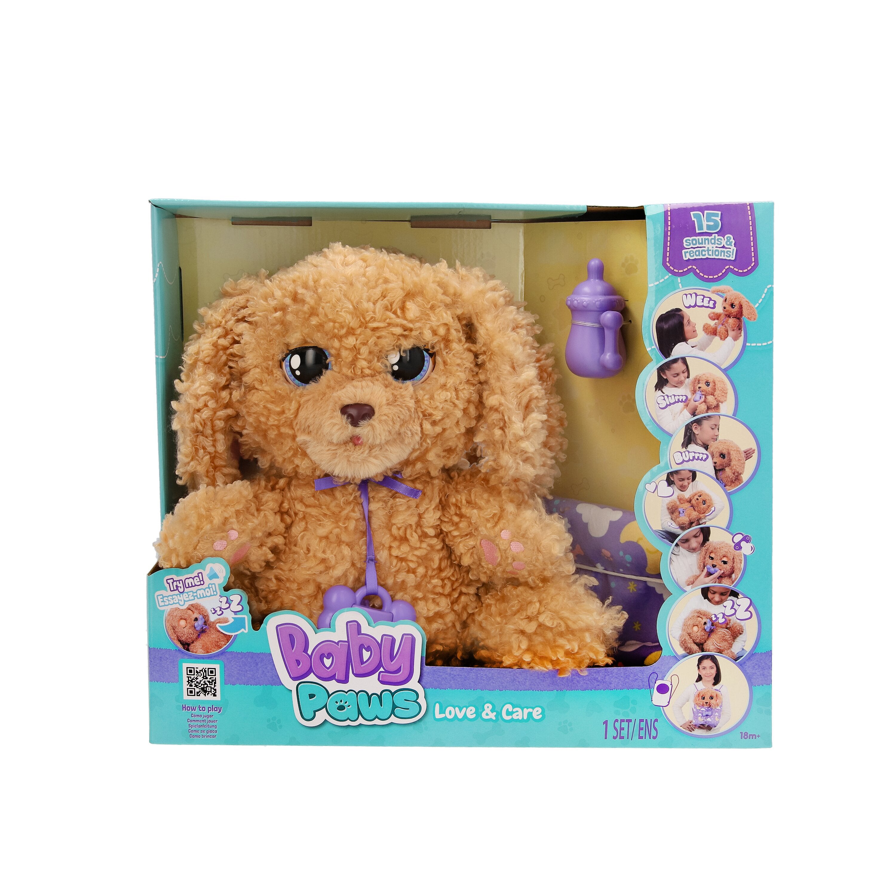 Baby Paws, Interactive Puppy Labradoodle 25 Cm