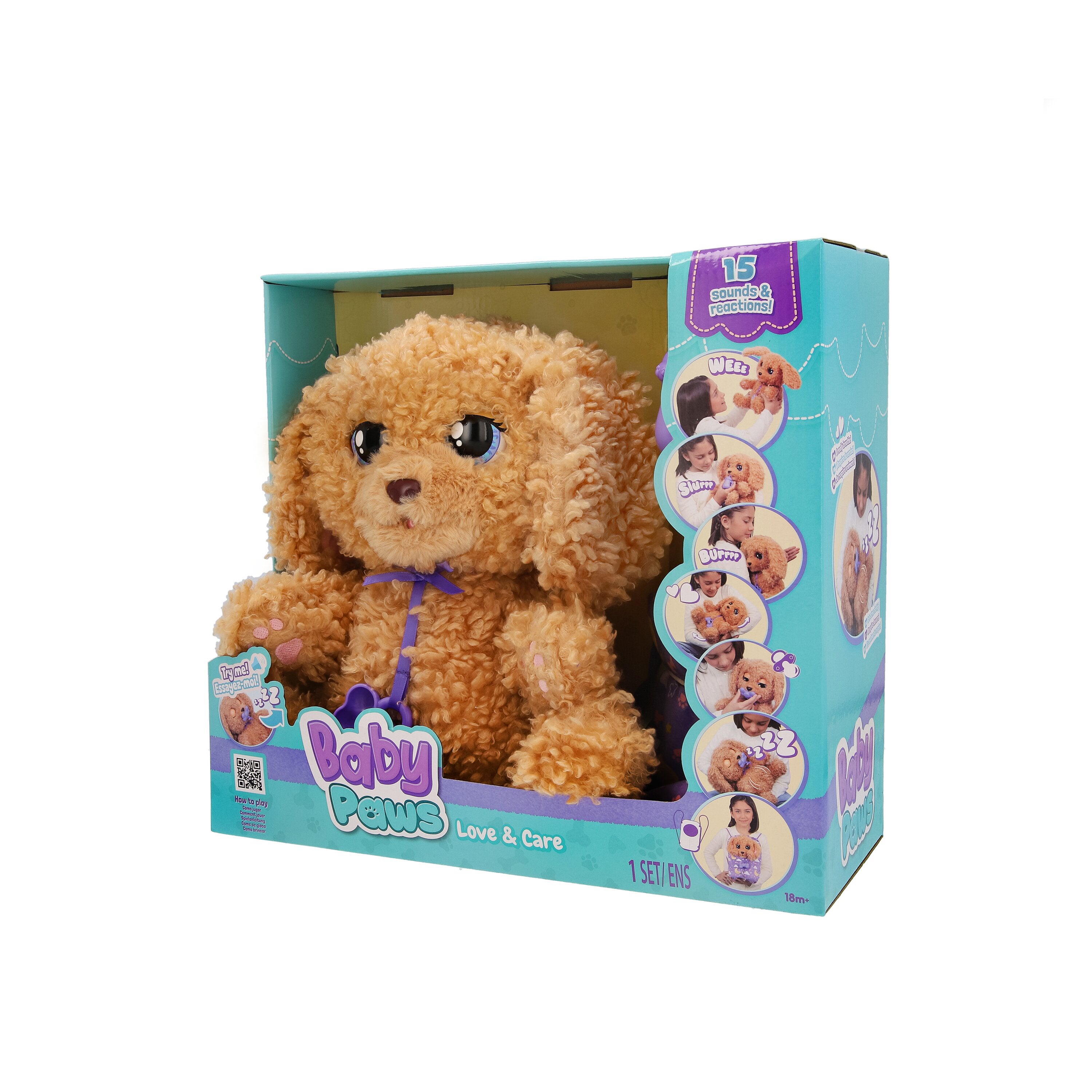 Baby Paws Interactive Puppy Labradoodle 25 cm