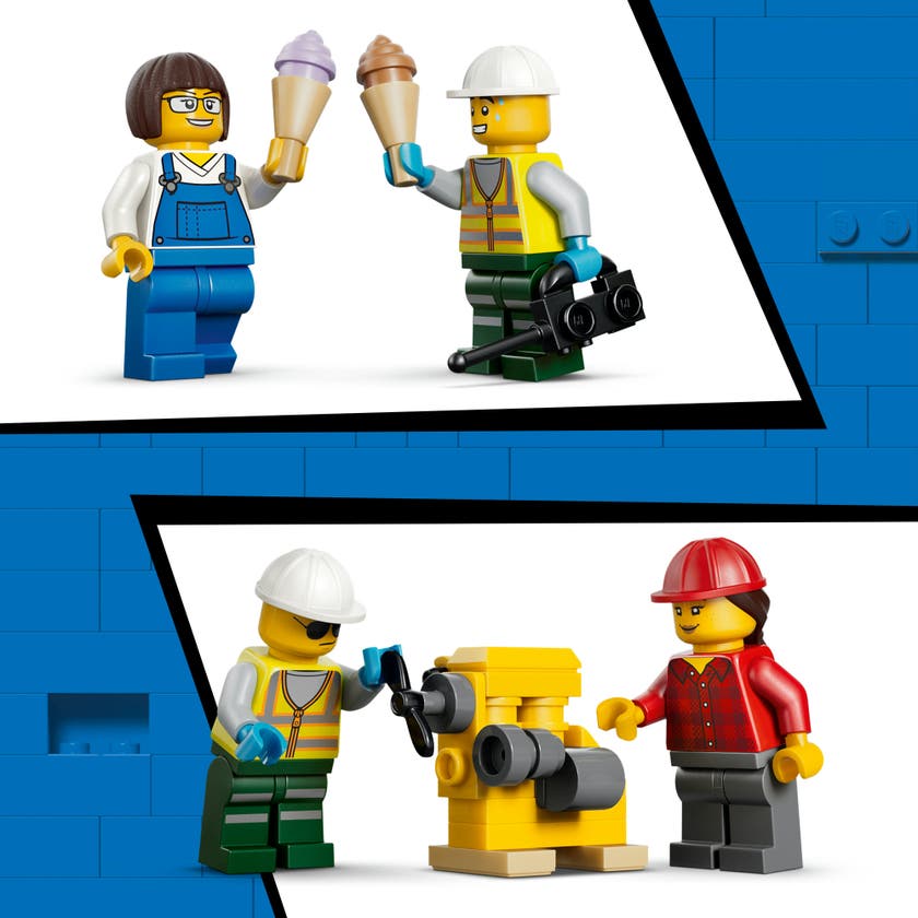 LEGO® City Hamntransporttåg med kran och lastbil – 60509