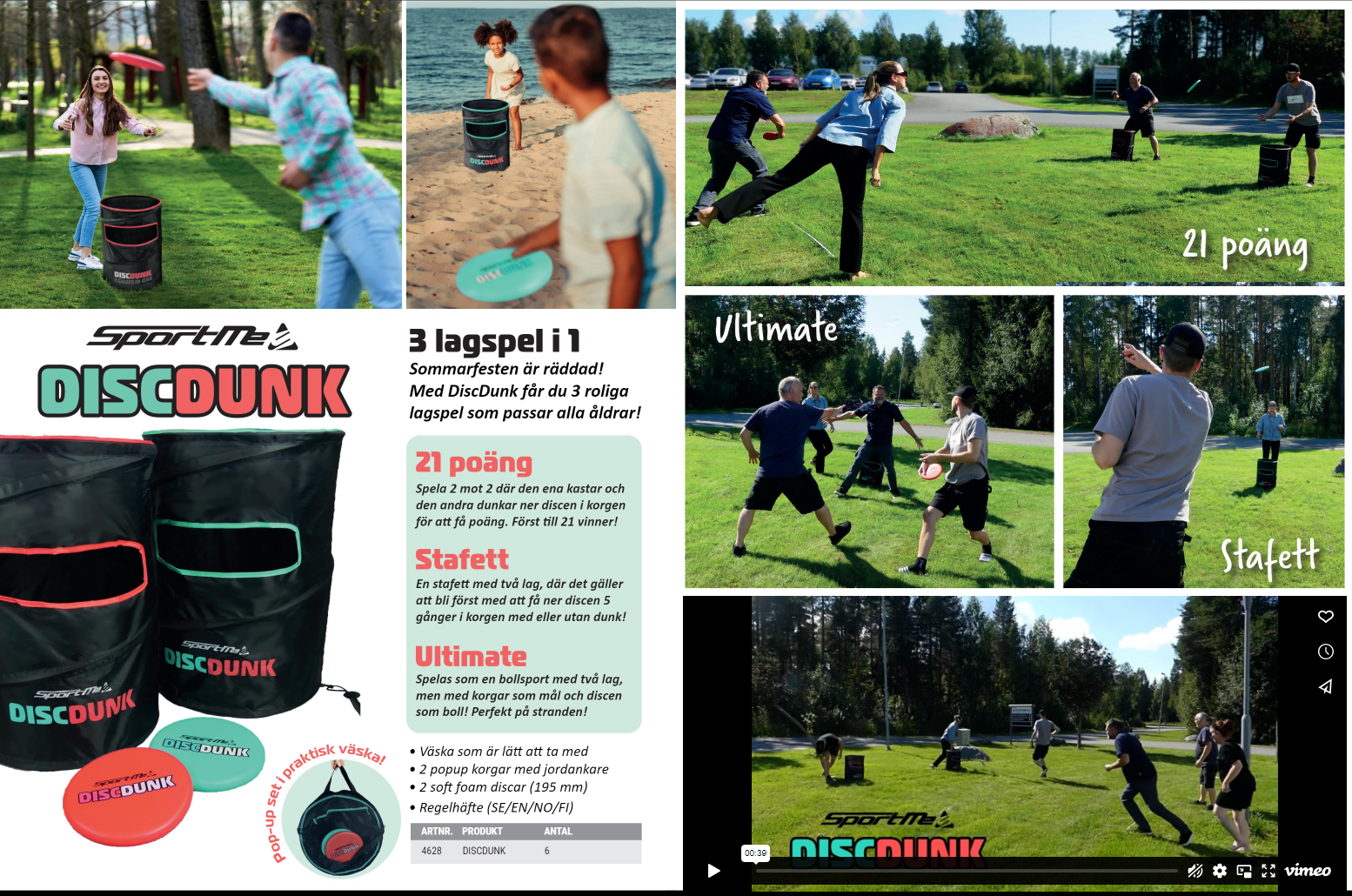 Discdunk, 3 Spel i 1