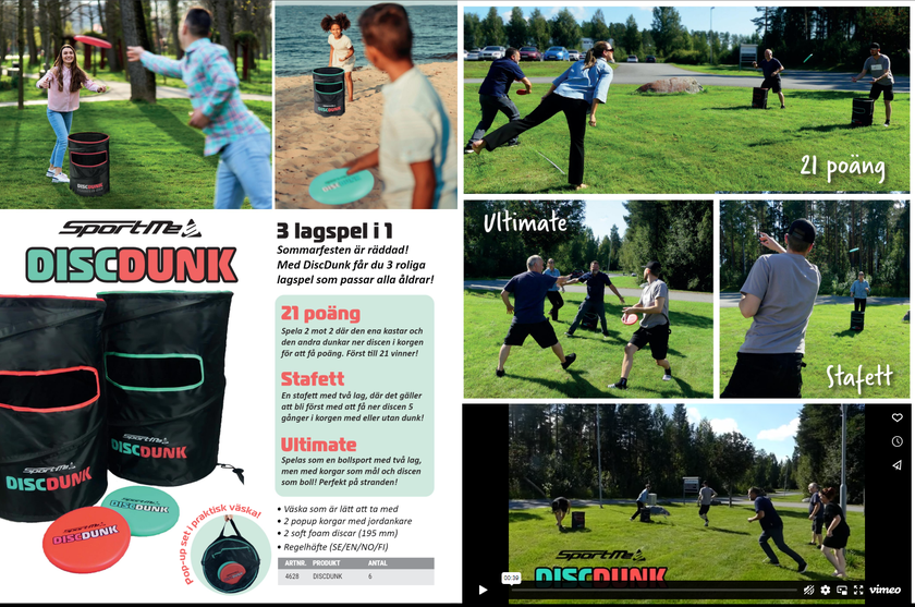 Discdunk, 3 Spel i 1