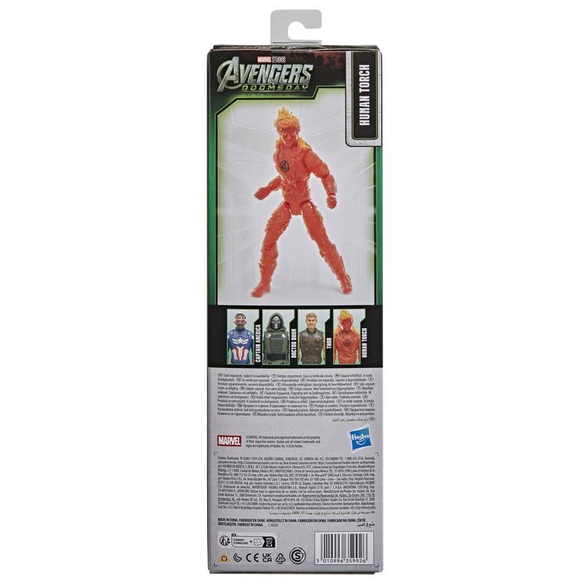 Marvel Avengers Doomsday Titan Series Human Torch