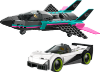 LEGO® City Jetplan mot bil – Lekset med leksaksbil och jetplan – 60489