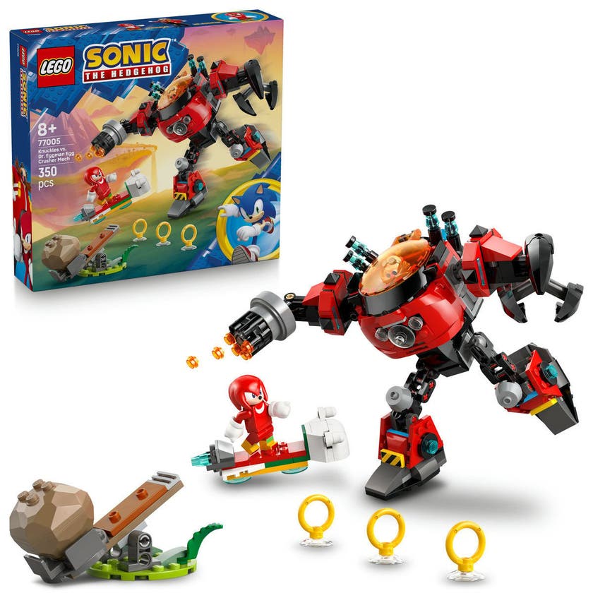 LEGO Sonic the Hedgehog™ 77005, Knuckles mot Dr. Eggmans Egg Crusher robot