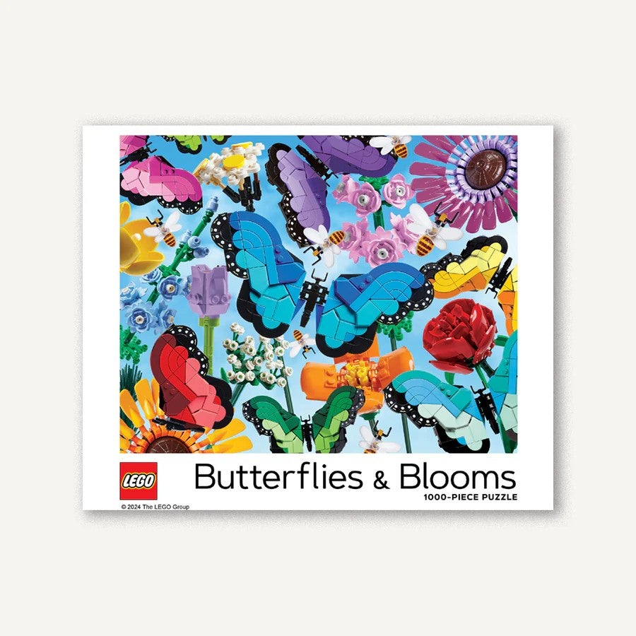 LEGO® Fjärilar och blommor pussel med 1000 bitar
