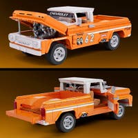 Mattel Brick Shop Hot Wheels Custom '62 Chevy Pickup byggset