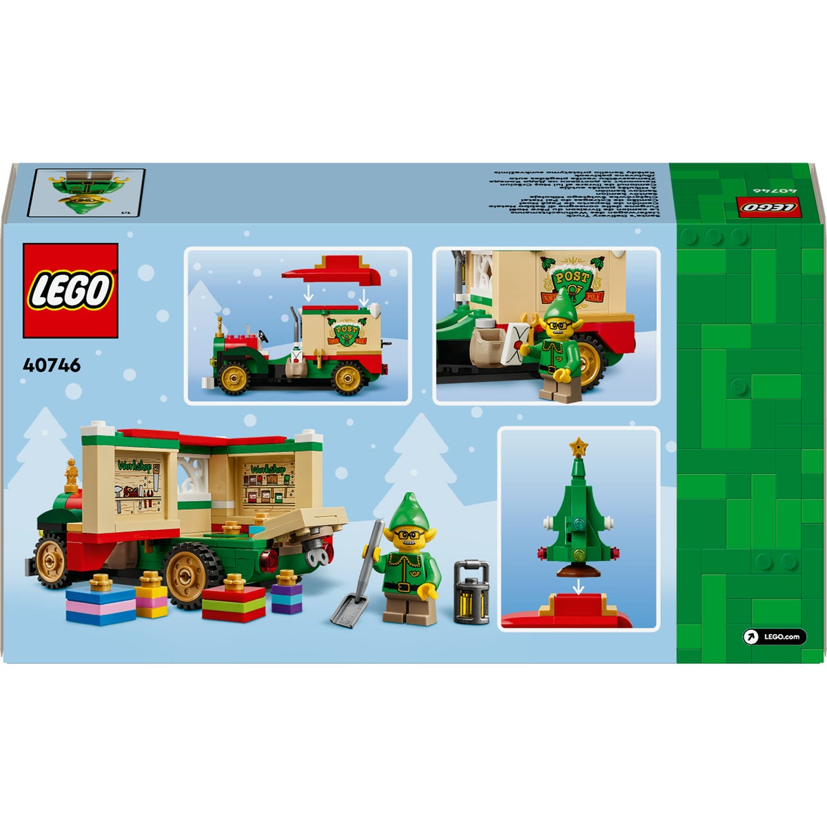 LEGO® Jultomtens budbil Leksak för låtsaslekar 40746