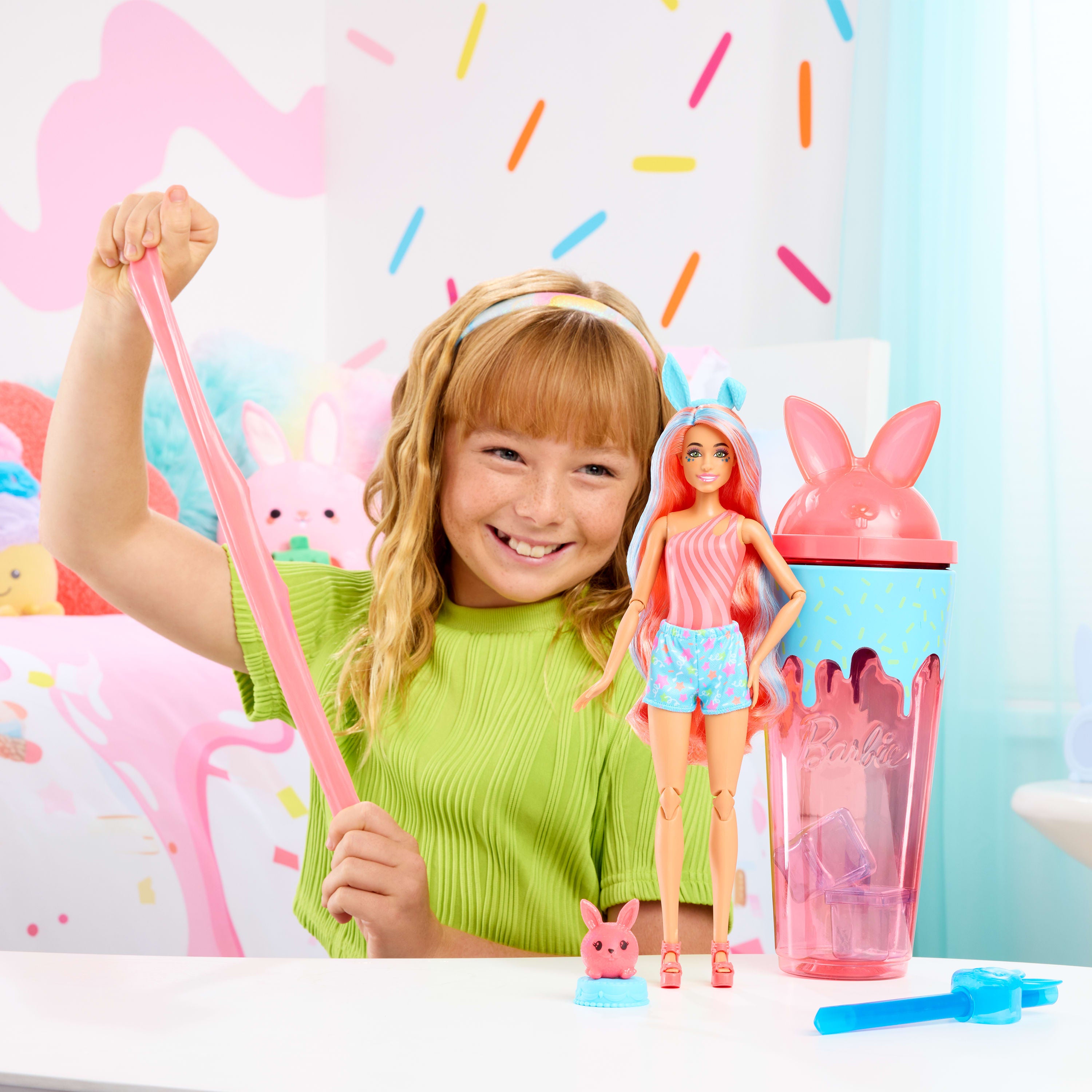 Barbie Pop Reveal Shakes Series Bright Bunny-docka