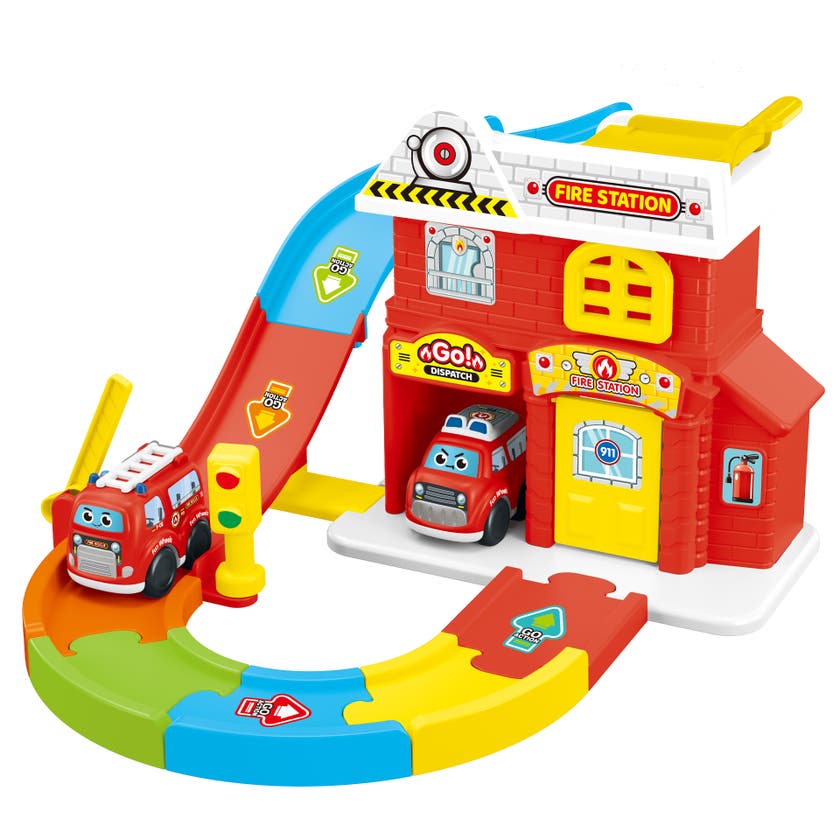 KID - Brandstation med bilbana