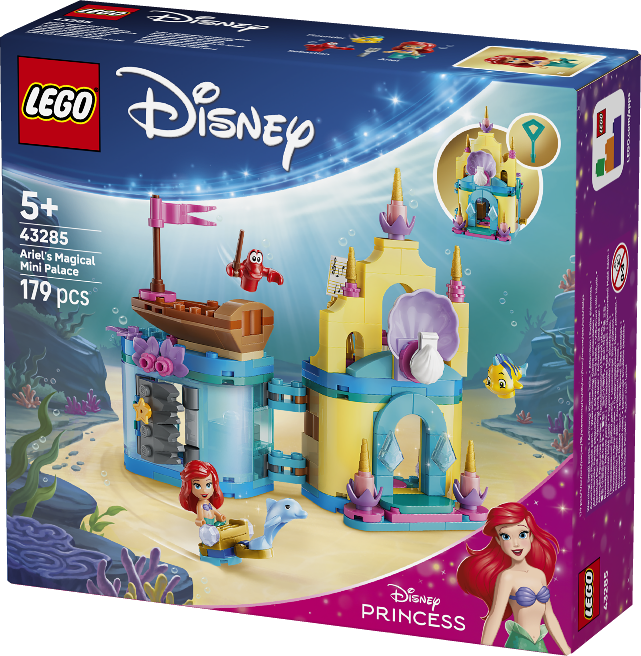 LEGO® | Disney Princess Ariels magiska minipalats 43285