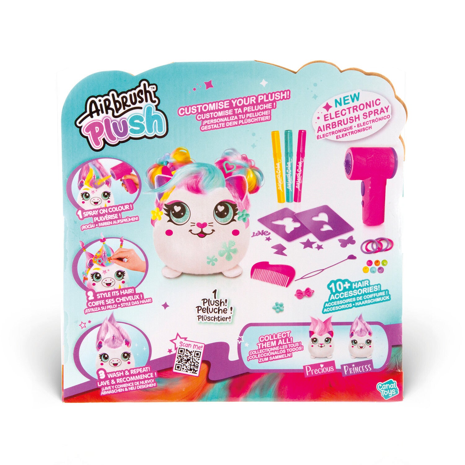 Hair'iffic Squish Pal Gosedjur 17 cm