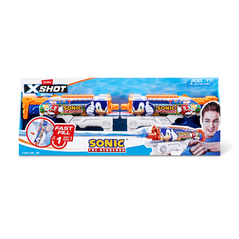 XSHOT Water FAST FILL SKINS Sonic 2-pack