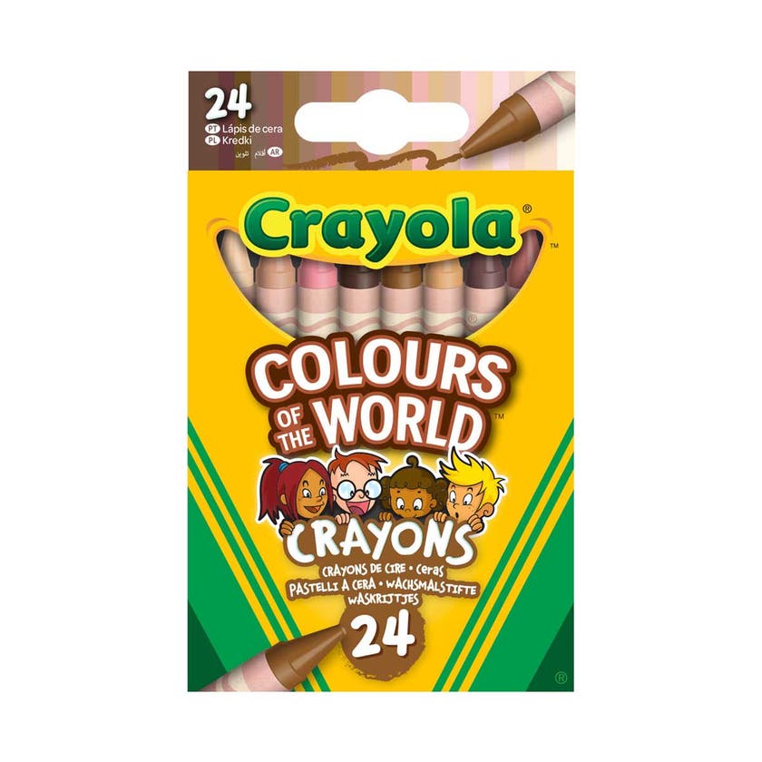 Crayola 24 Colours Of The World -Vaxkritor