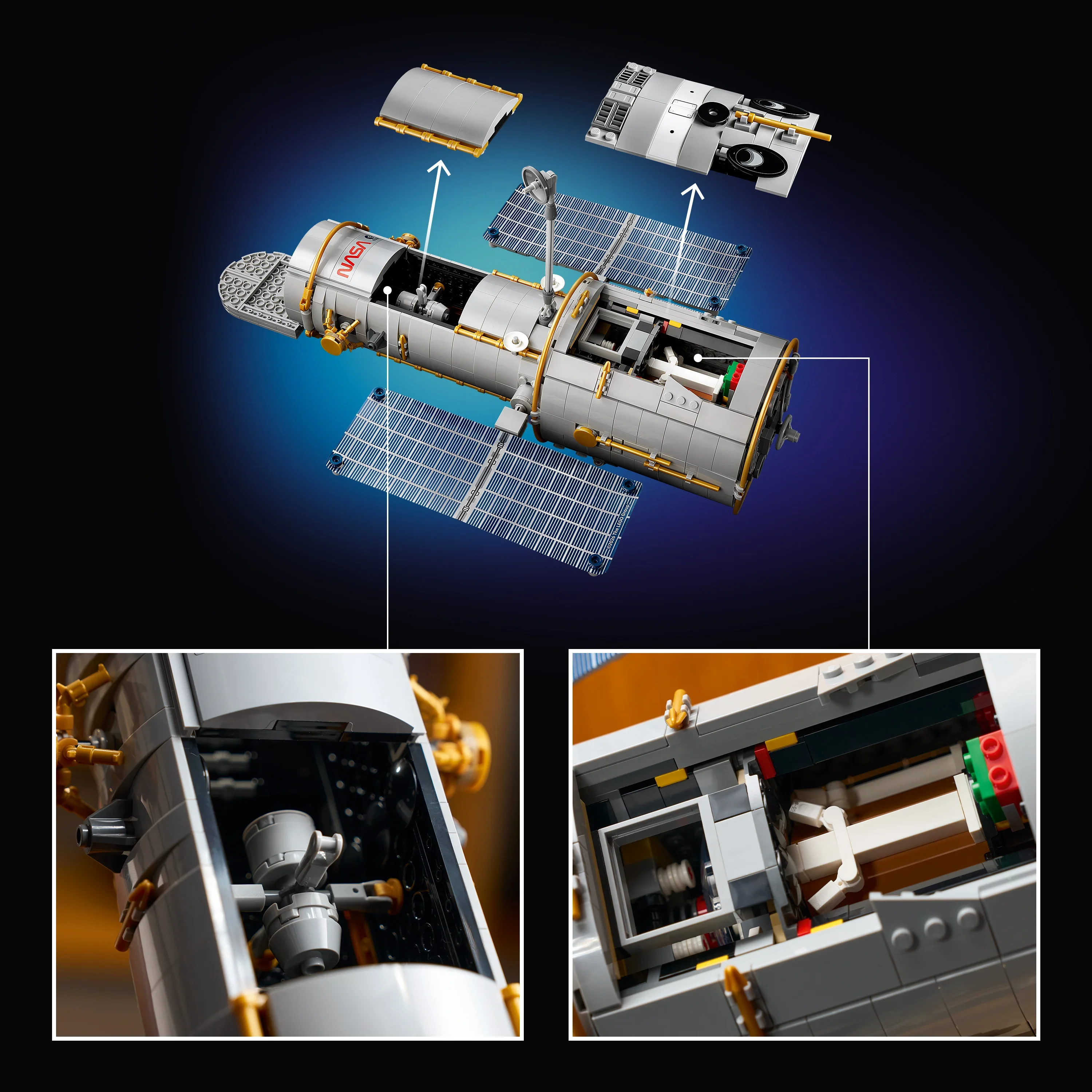LEGO® Icons Rymdteleskopet Hubble 11382
