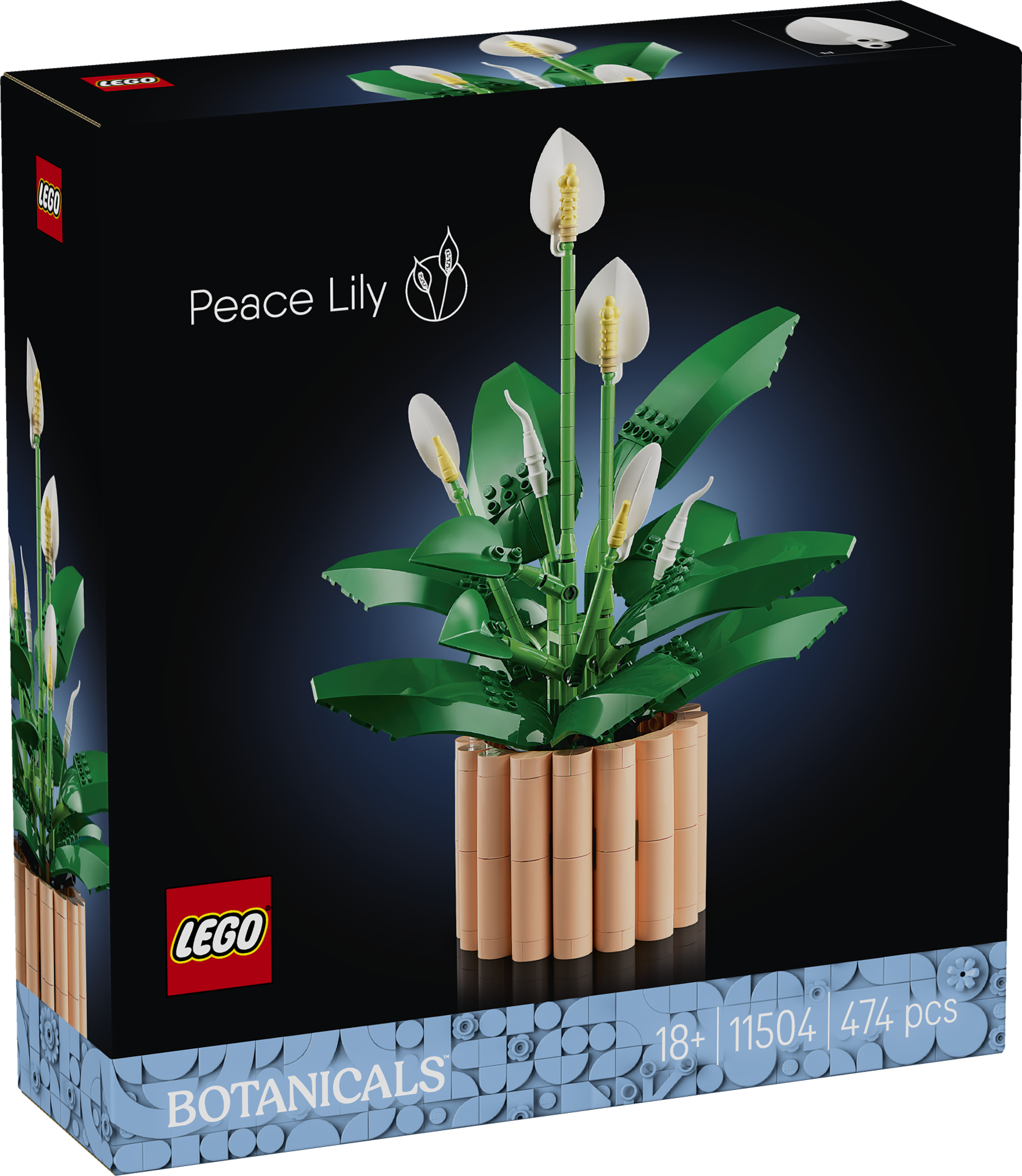LEGO® Botanicals Fredslilja Blomsterprydnad 11504