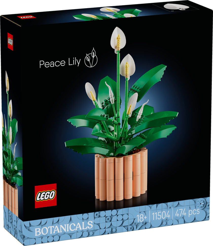 LEGO® Botanicals Fredslilja Blomsterprydnad 11504