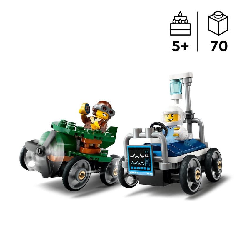 LEGO City Great Vehicles 60459, Flygplan mot sjukhussäng – racingpaket
