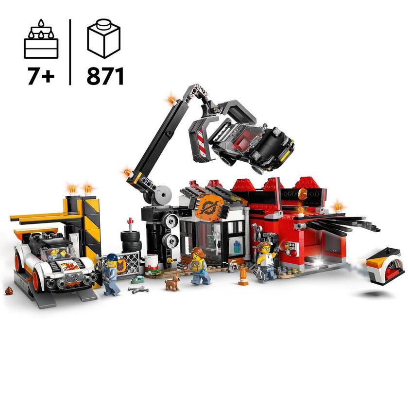 LEGO My City 60472, Skrotupplag med bilar